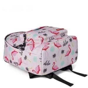 Рюкзак для девочек подростков с Фламинго