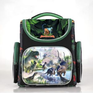 Школьный рюкзак с ортопедической спинкой — Динозавры