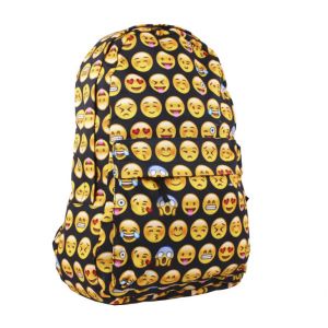 Черный рюкзак со смайликами Emoji