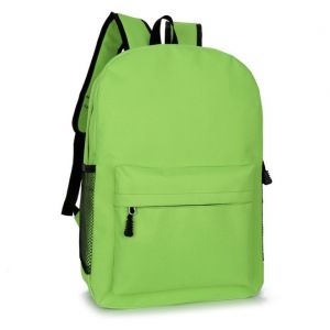 Зеленый однотонный рюкзак 016