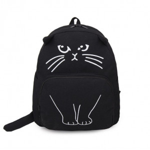 Рюкзак для девочки подростка "Котик с ушками" 