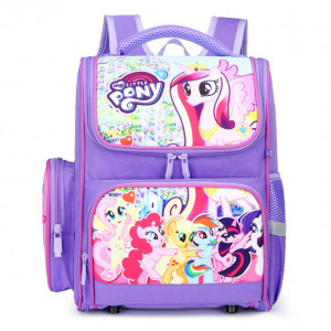 Школьный ортопедический ранец для девочки первоклассницы с героями My Little Pony
