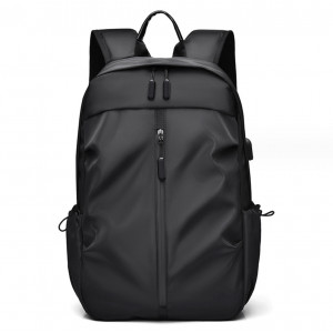 Черный Рюкзак с USB для мальчиков 5-11 класса